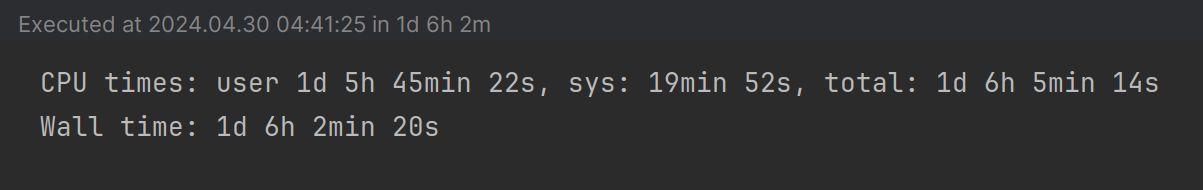 Tempo di processamento Alt text
